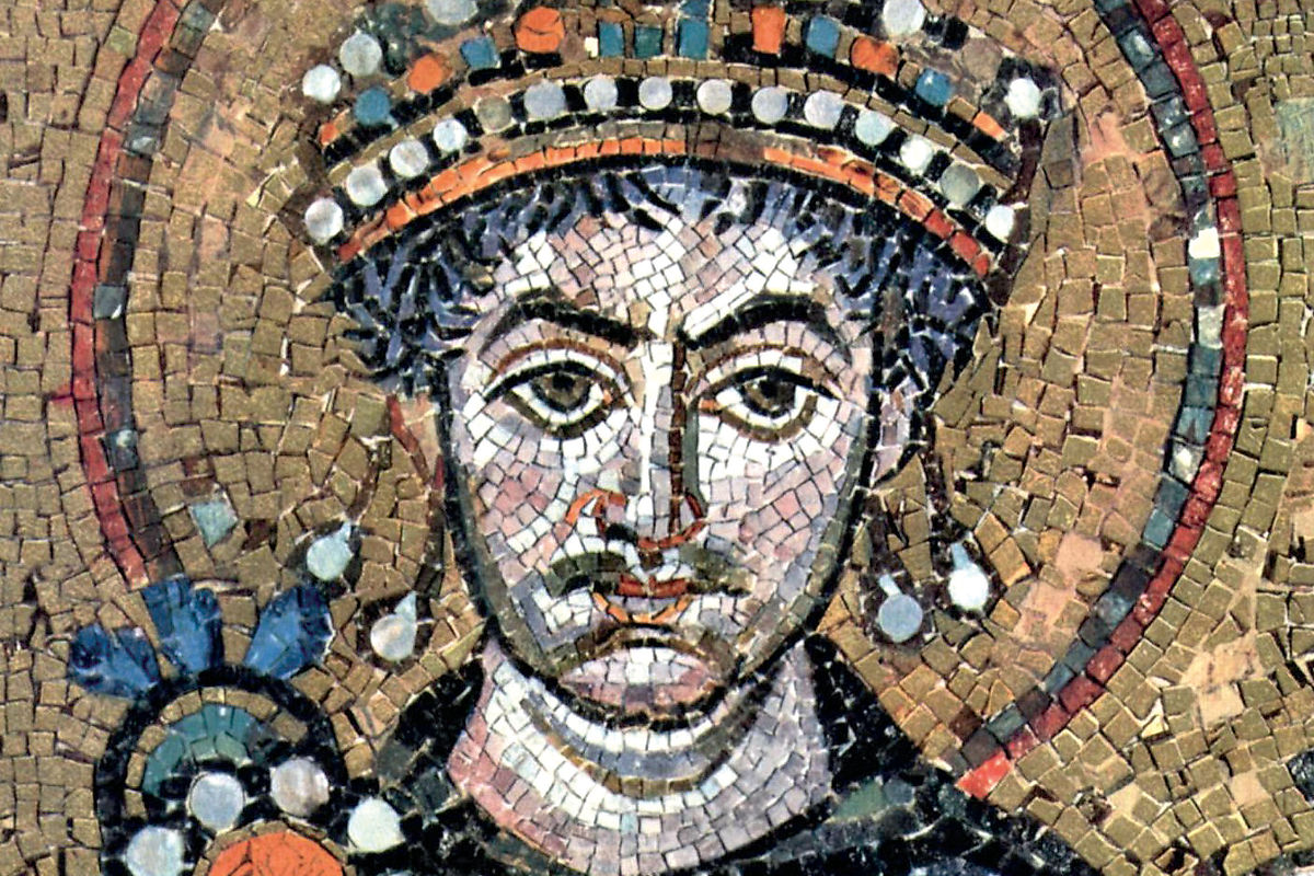Pintura del emperador Justiniano